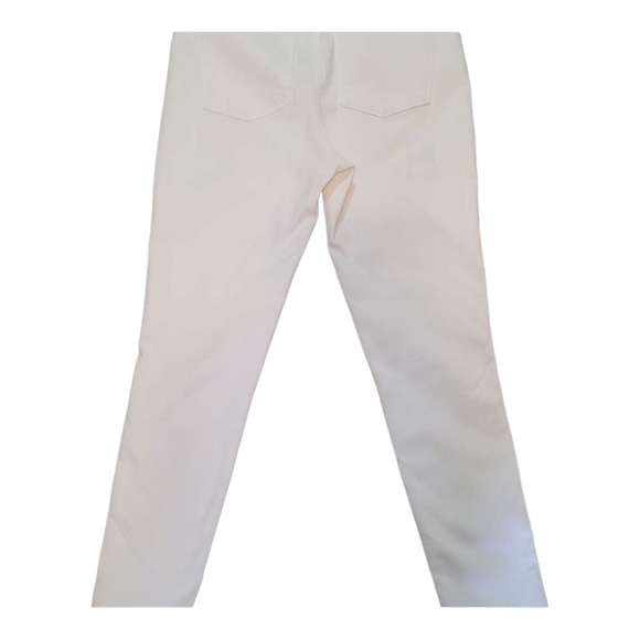 Madewell 10” Highrise White Skinny Jeans Size 32” waist x 29”inseam - Picture 5 of 7